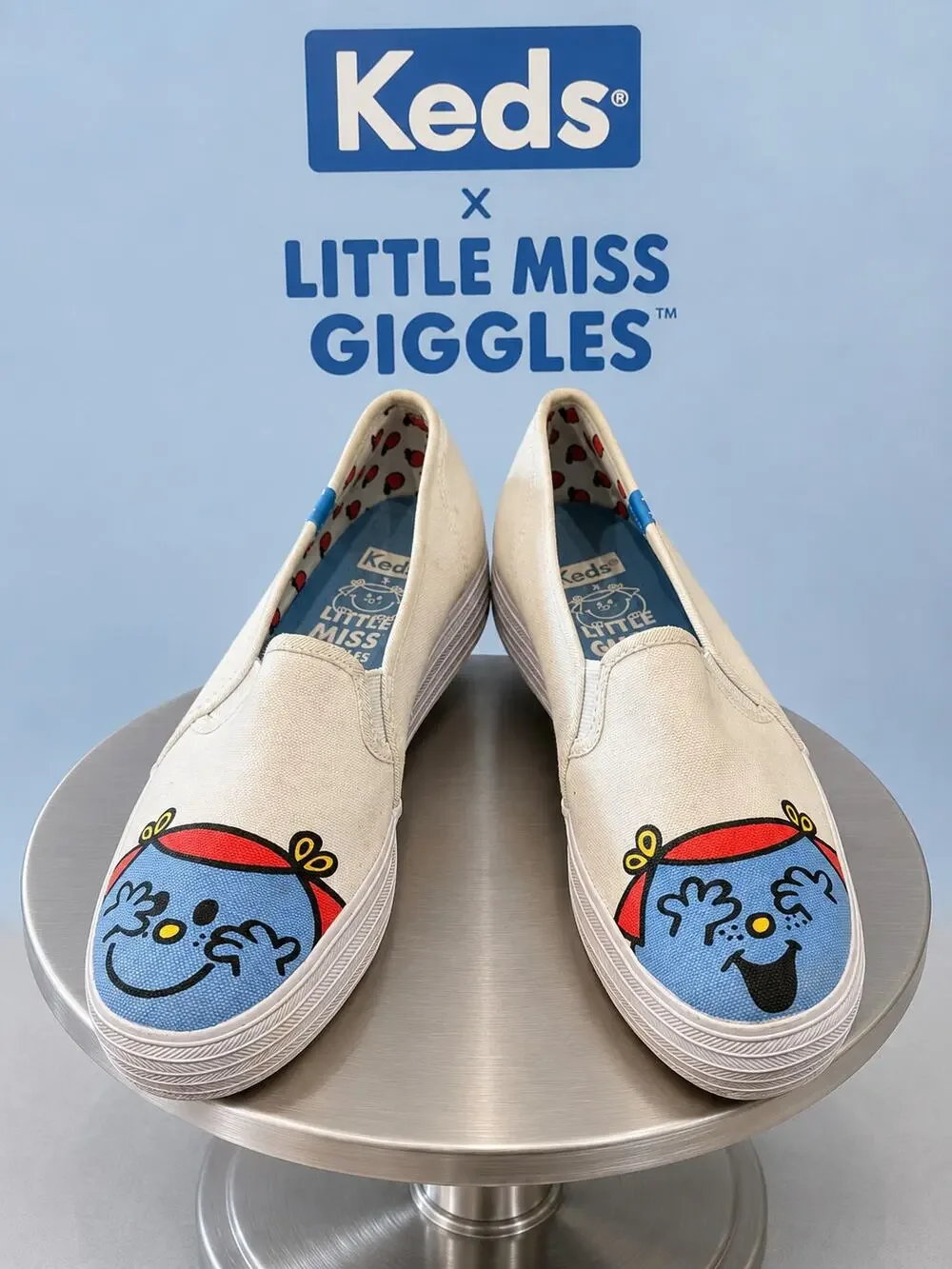 Keds x Little Miss Giggles Triple Decker Platform Slip On Sneakers Women 7